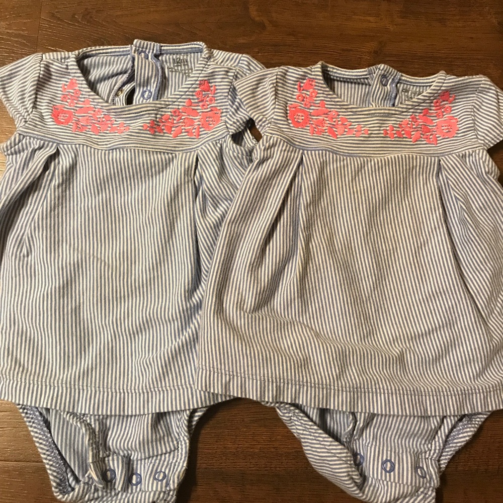 Twin girl onesies
